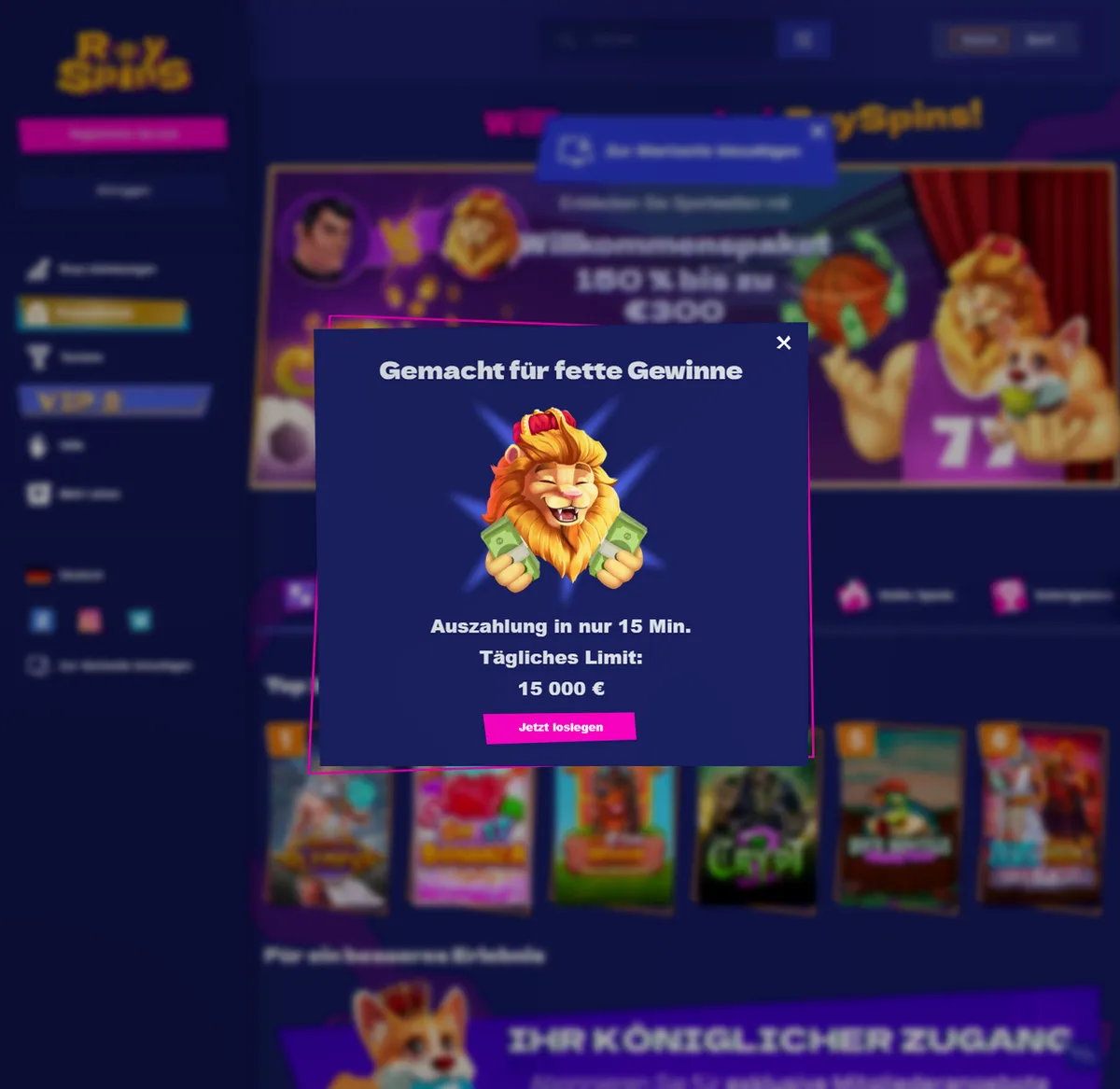 Royspins